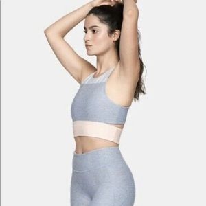 Outdoor Voices Three Tone Crop Top S